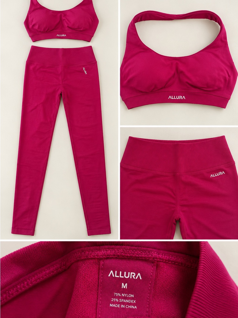 Deep Magenta Medium-Impact Sports Bra for Women